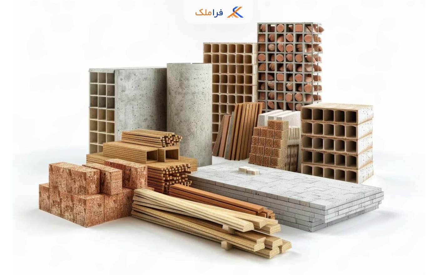 لیست متریال و مصالح به کار رفته در ساختمان - فراملک