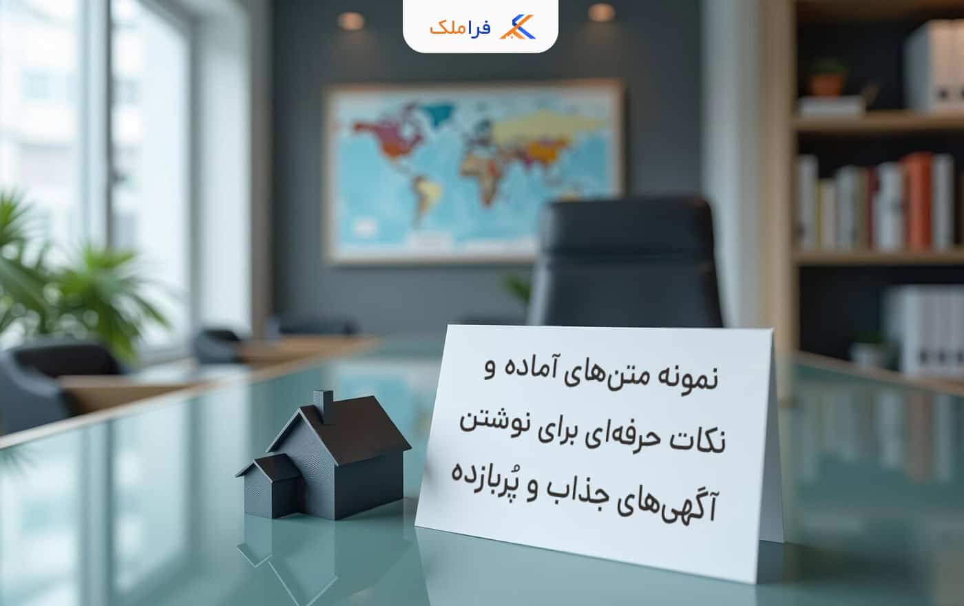 نمونه متن آگهی فروش اداری تجاری - فراملک